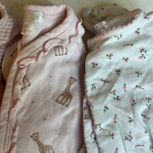 Four Pack of Kissy Kissy Premature Baby Onesies
